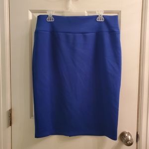 Inc Royal Blue pencil skirt